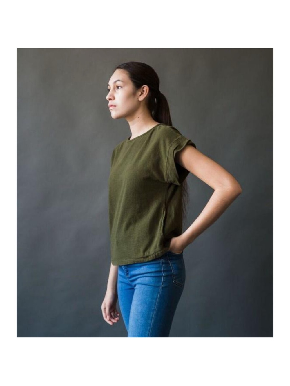 Jungmaven Taos Short Sleeve Top S Green Hemp Organic Cotton Pockets